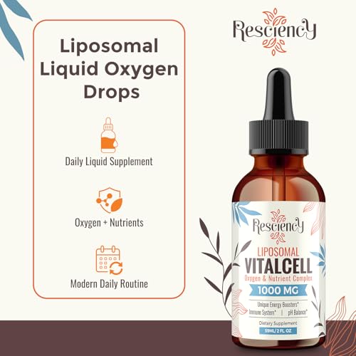Resciency verre eau-oxygenee: boisson prête à consommer pour un regain d'energie.