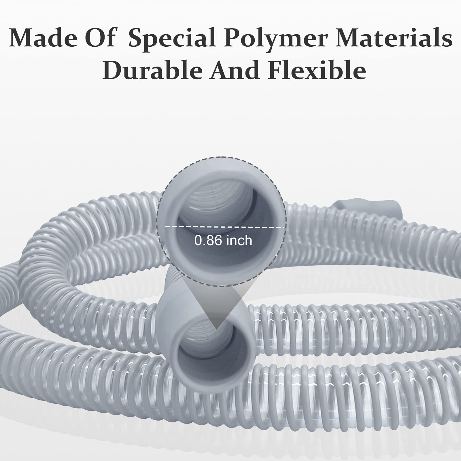 Tuyau RESCOMF CPAP fin et flexible pour une liberté nocturne