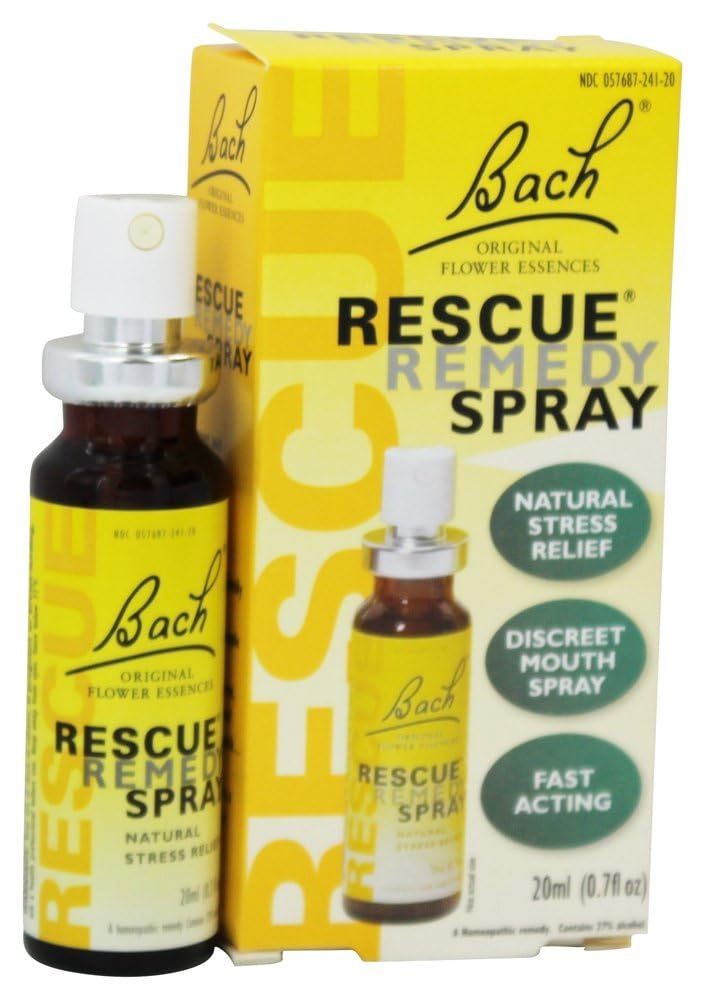 RESCUE Bach Fleurs Spray : flacon compact pour rester calme en toutes les occasions.