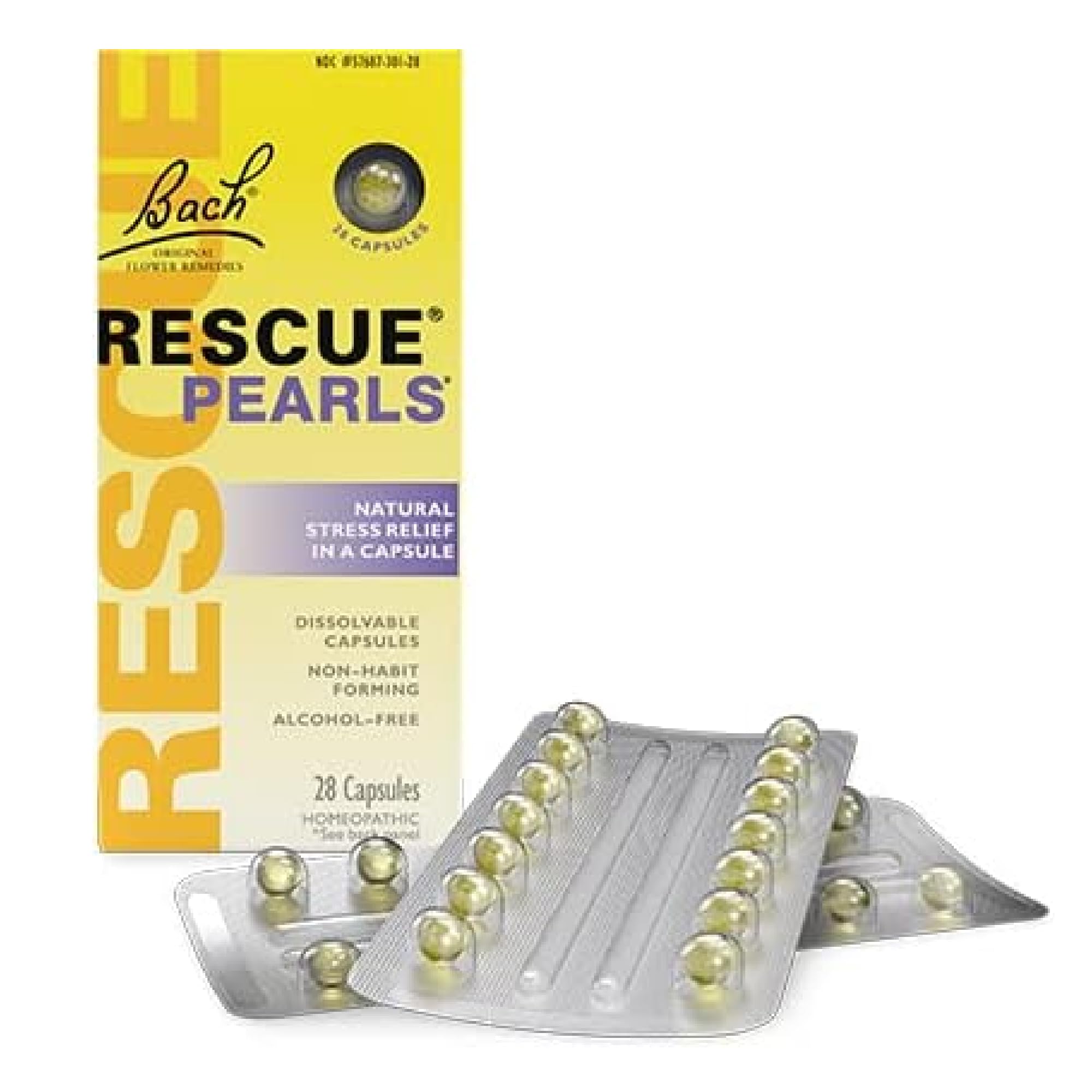 Bouteille RESCUE Bach Rescue Pearls format pratique et sûr