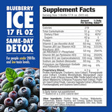 Rescue Detox ICE verre myrtille : dégustation agréable lors d'une séance detox.