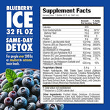 Rescue Detox ICE, verser dans un verre pour une expérience rafraîchissante.