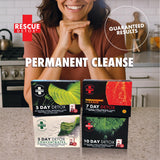 Mélange d ingrédients naturels Rescue Detox conçu pour favoriser une sensation de légèreté.