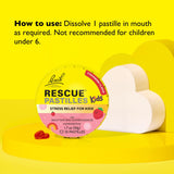 Ingrédients vegan et sans artificiels – RESCUE KIDS Pastilles fraise.