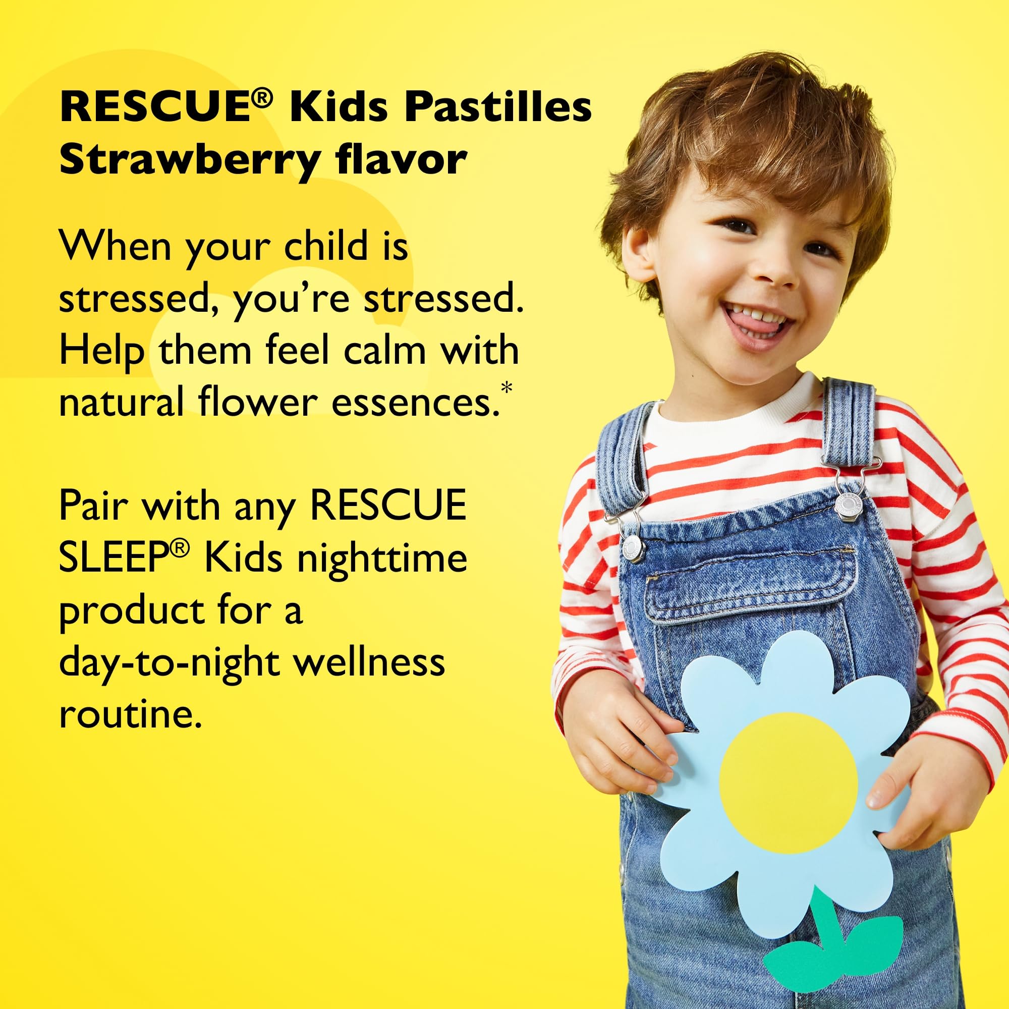 Pastilles RESCUE KIDS – texture lisse facilitant la prise.