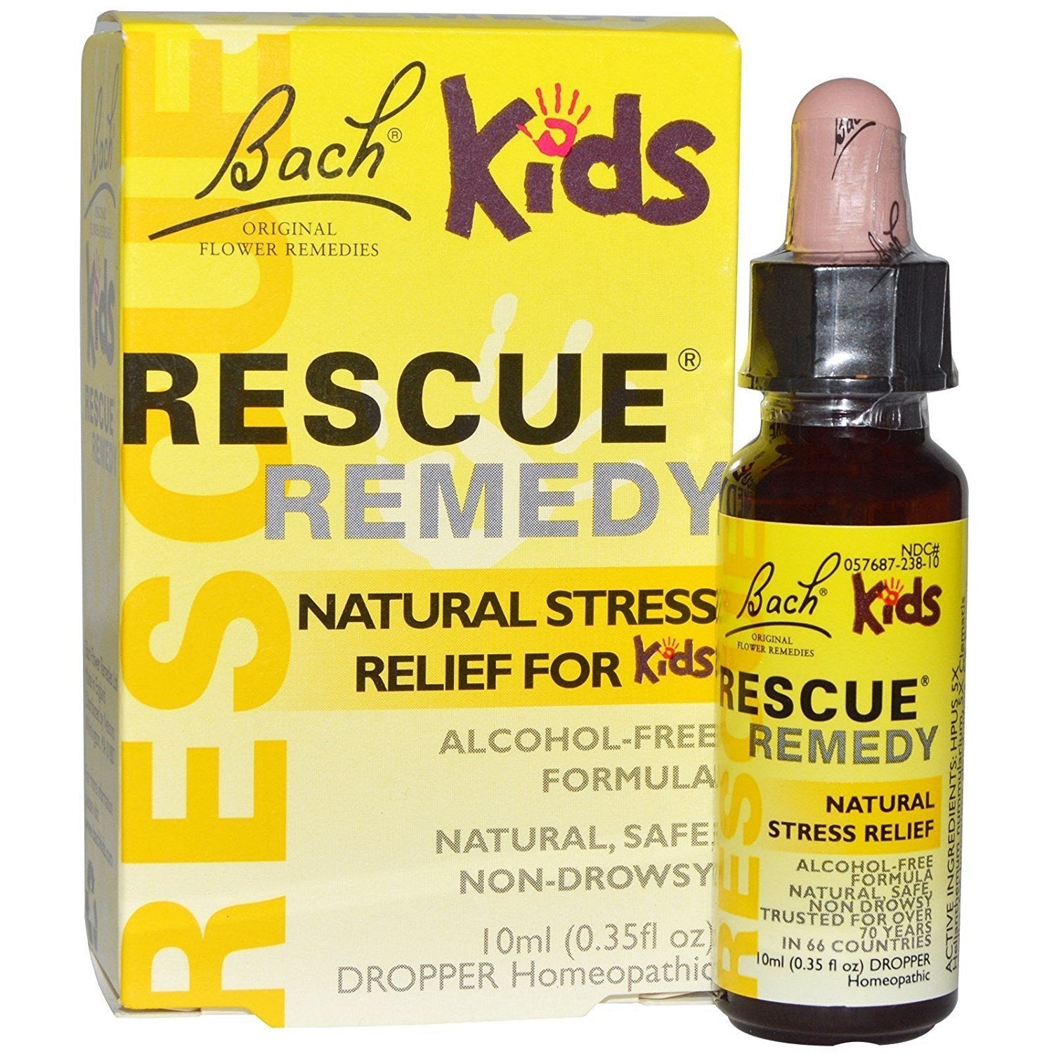RESCUE Kids Rescue Remedy, bouteille 10 ml prête à l’emploi pour apaiser les émotions