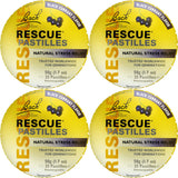 Pastilles RESCUE groseille noire dans une boîte compacte, idéales en déplacement.