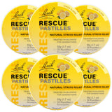 Pastilles RESCUE citron, boîte 6-pack prête à l'emploi pour une pause calme