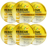 RESCUE Pastilles orange et sureau dans la boîte, pratique pour un calme rapide.