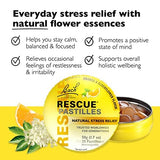 Pastilles RESCUE orange et sureau à emporter, apaisent le stress au quotidien.