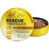 Goût orange et fleur de sureau Rescue, arôme frais.