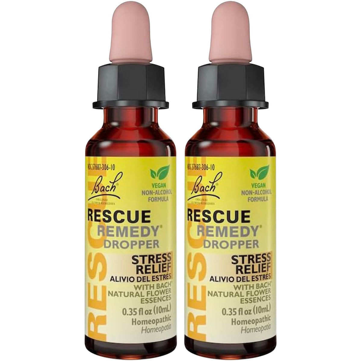 RESCUE Remède Bach – gouttes dans bouteille 10ml pour le stress