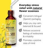 Goutte RESCUE Remède jaune, outil pratique pour gérer des situations stressantes pendant la journée.