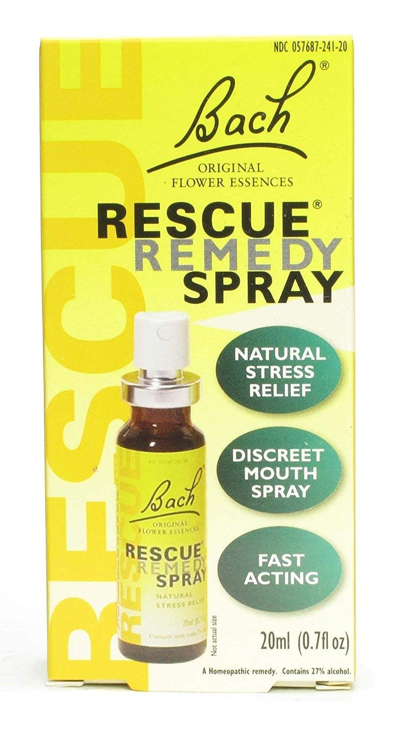 RESCUE Rescue Remedy Spray, pulvérisateur de 20 ml, pratique en situations stressantes