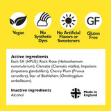 RESCUE REMEDY: etiquette-bouteille facilitant l’identification et la confiance lors des moments tendus.