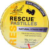 Pastilles Rescue Remedy cassis dans l'emballage pratique