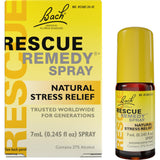 RESCUE REMEDY SPRAY sur bouteille-pompe, pratique pour gérer le stress au quotidien.