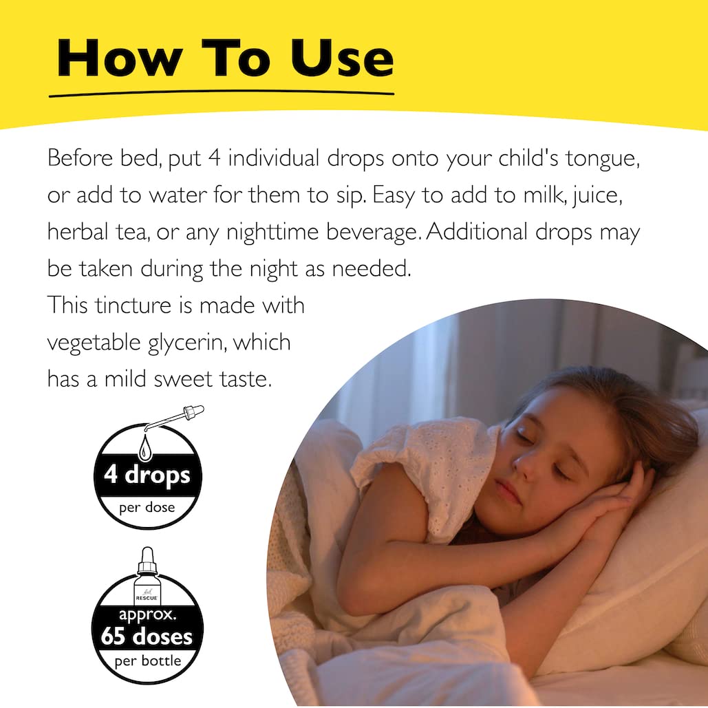 RESCUE SLEEP KIDS Dropper: utilisation enfant sur langue ou boisson