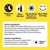 RESCUE SLEEP sans alcool, formulation légère adaptée à votre routine nocturne.