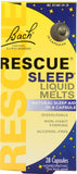RESCUE Sleep: capsule fondante dans la bouteille, favorisant le calme nocturne