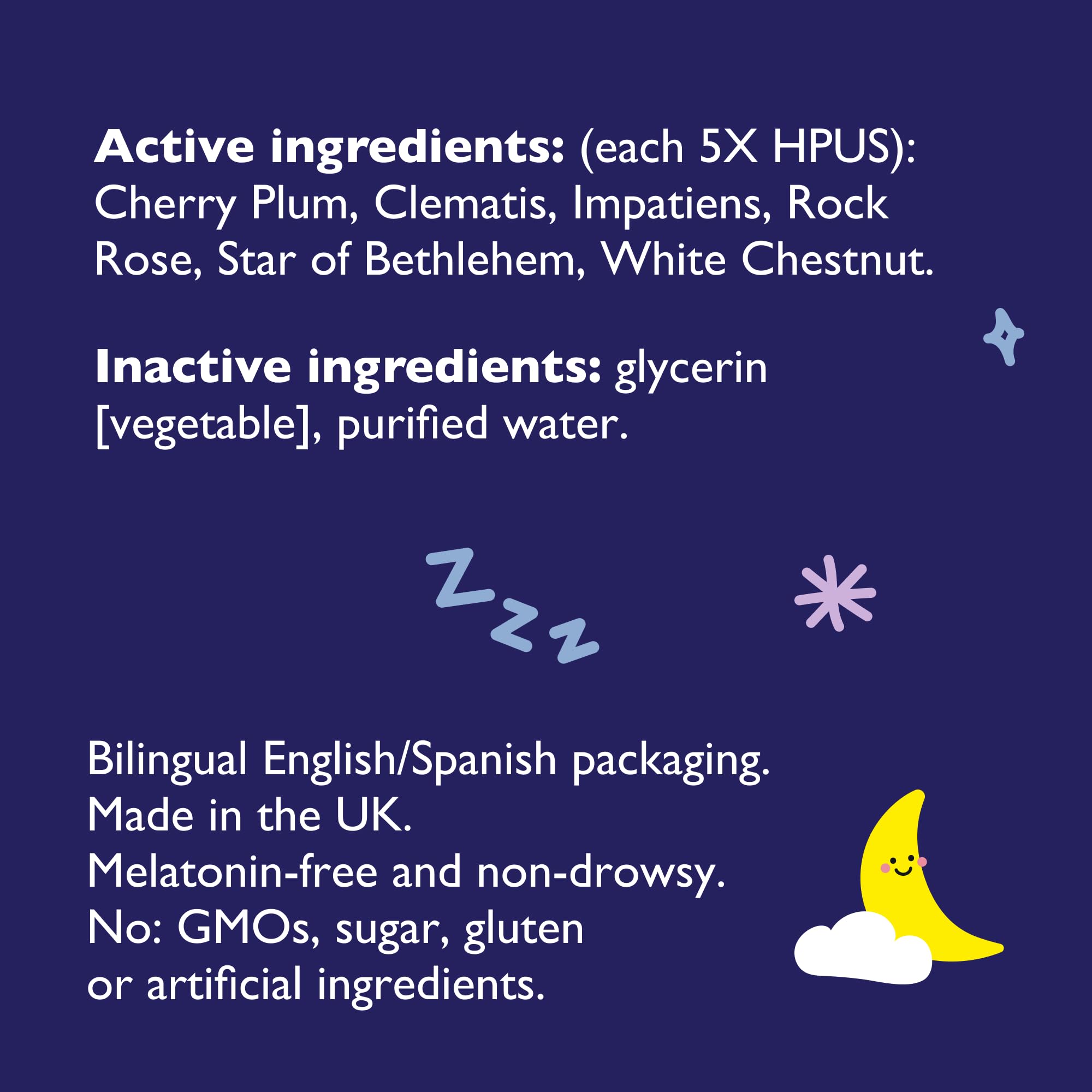 RESCUE SLEEP KIDS SPRAY, emballage bilingue pratique à emporter