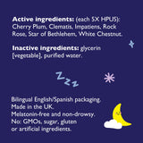 RESCUE SLEEP KIDS SPRAY, emballage bilingue pratique à emporter