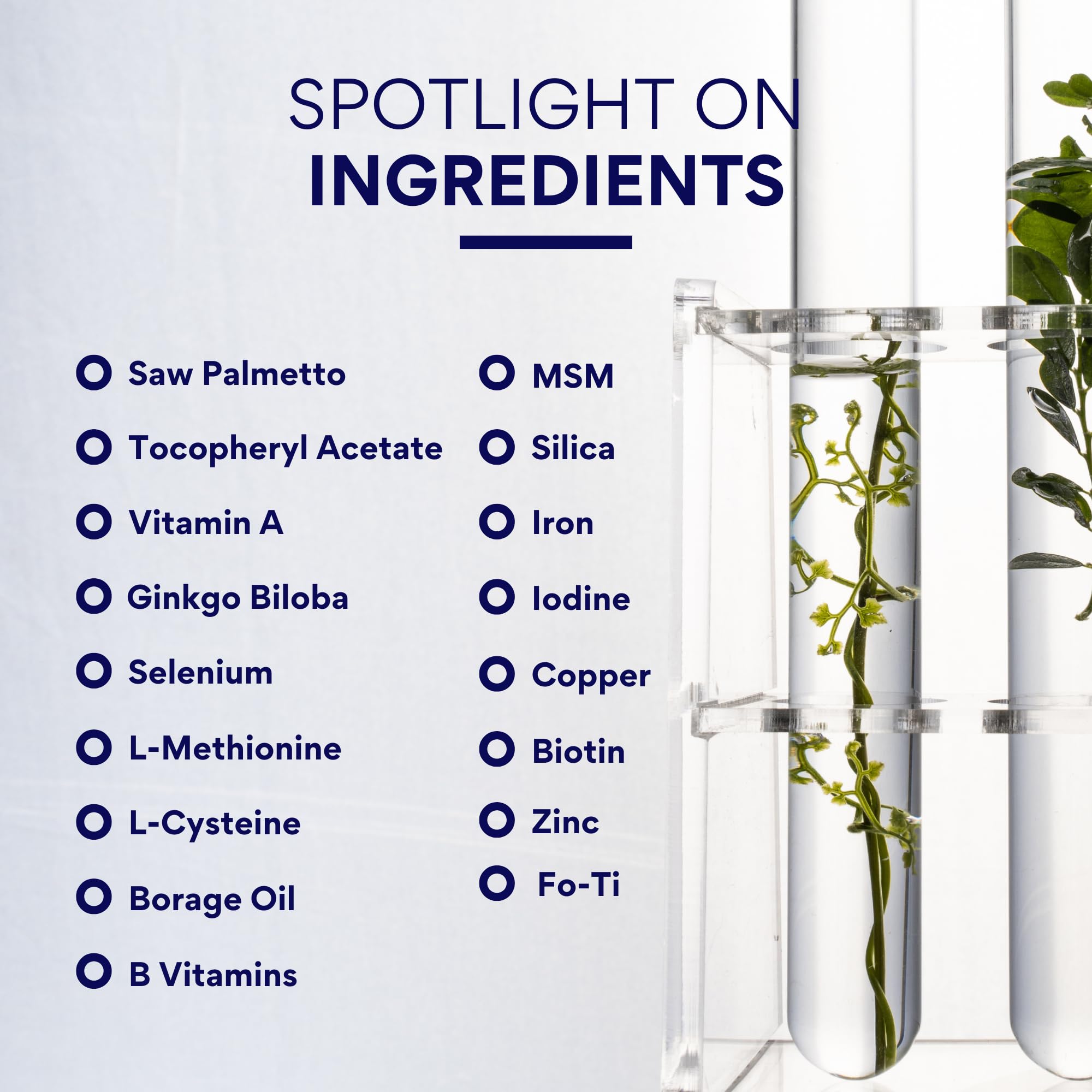 Research Verified L-Méthionine – capsules soutien des protéines capillaires.