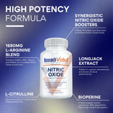 Research Verified oxyde nitrique - capsules faciles à avaler avant l'entraînement pour soutenir la circulation.