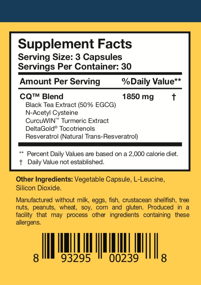 CytoQuel Trans-Resveratrol, polyphénol, usage possible pour soutien global.