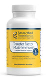 Researched Nutritionals Transfer Factor Multi-Immunité – bouteille prête au soutien immunitaire quotidien.