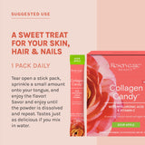 Reserveage Nutrition Collagen Candy usage quotidien peut soutenir la douceur de la peau.