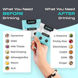 Reset Labs before-drinking capsules pack ready to support a smoother morning