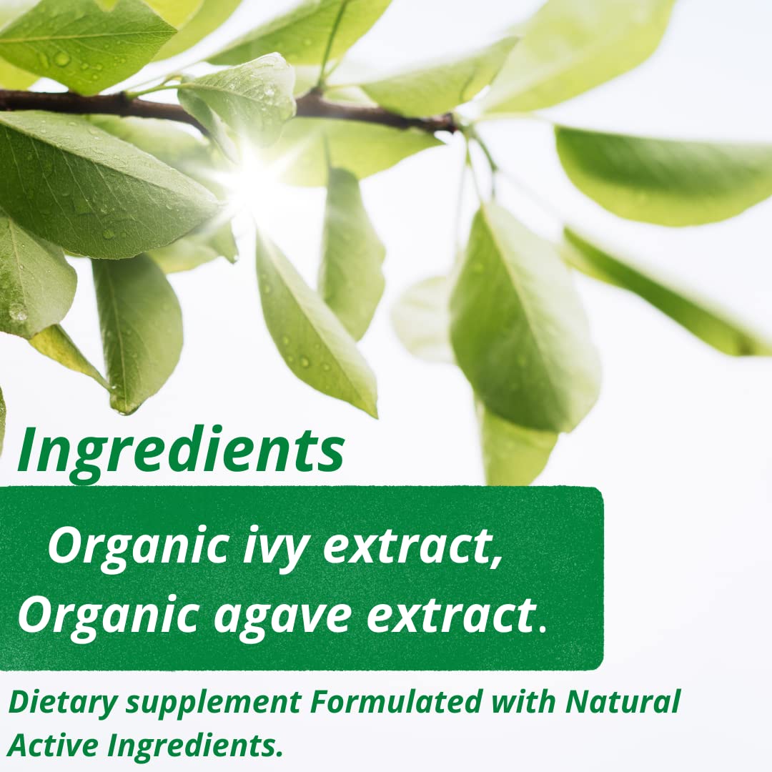Ingrédients clés : agave biologique et extrait de lierre.