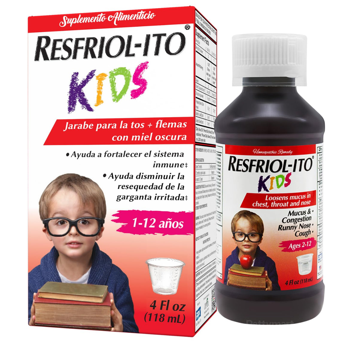 Resfriolito sirop enfant flacon verse – soutien naturel des voies respiratoires.