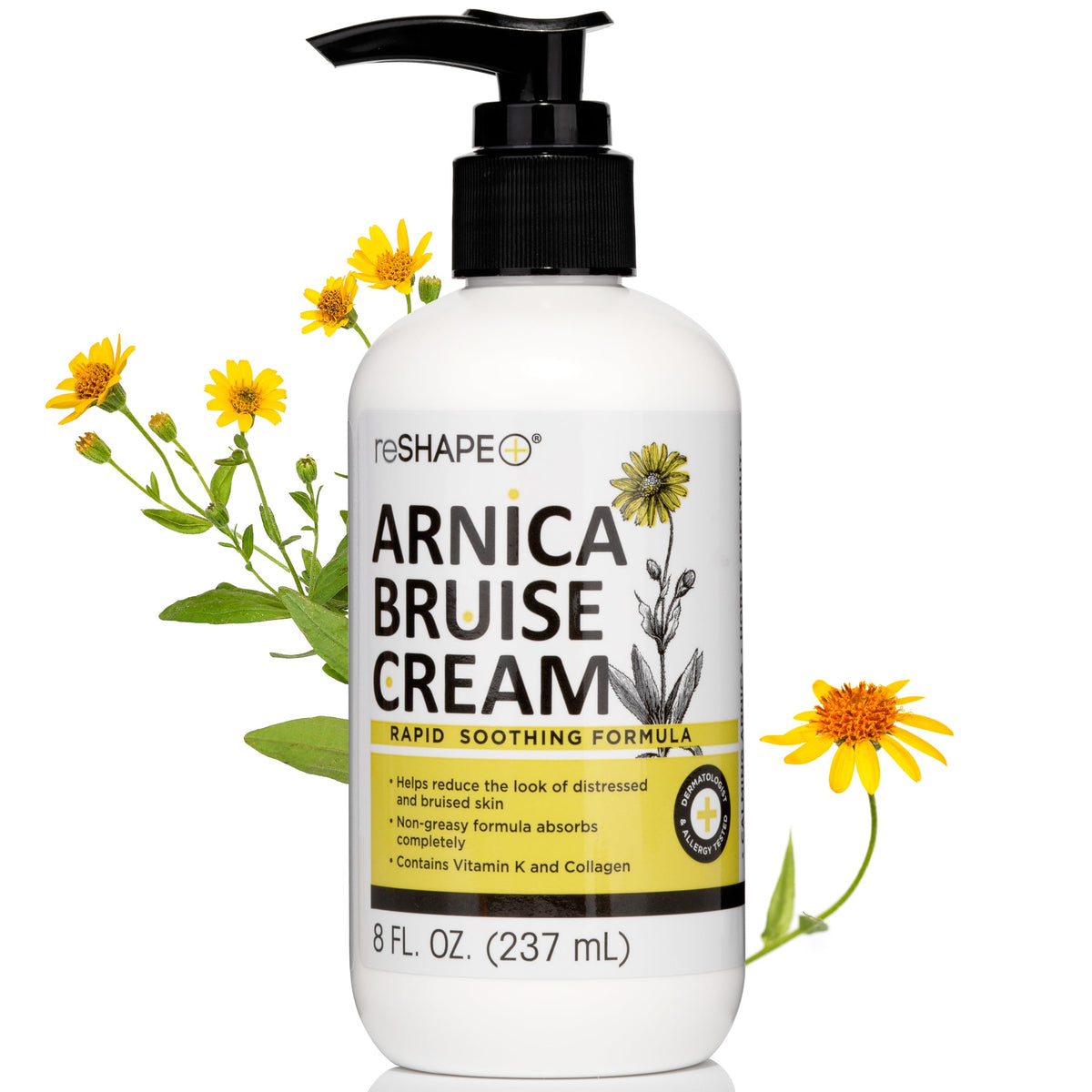 Reshape+ Arnica crème flacon - application facile pour les bleus