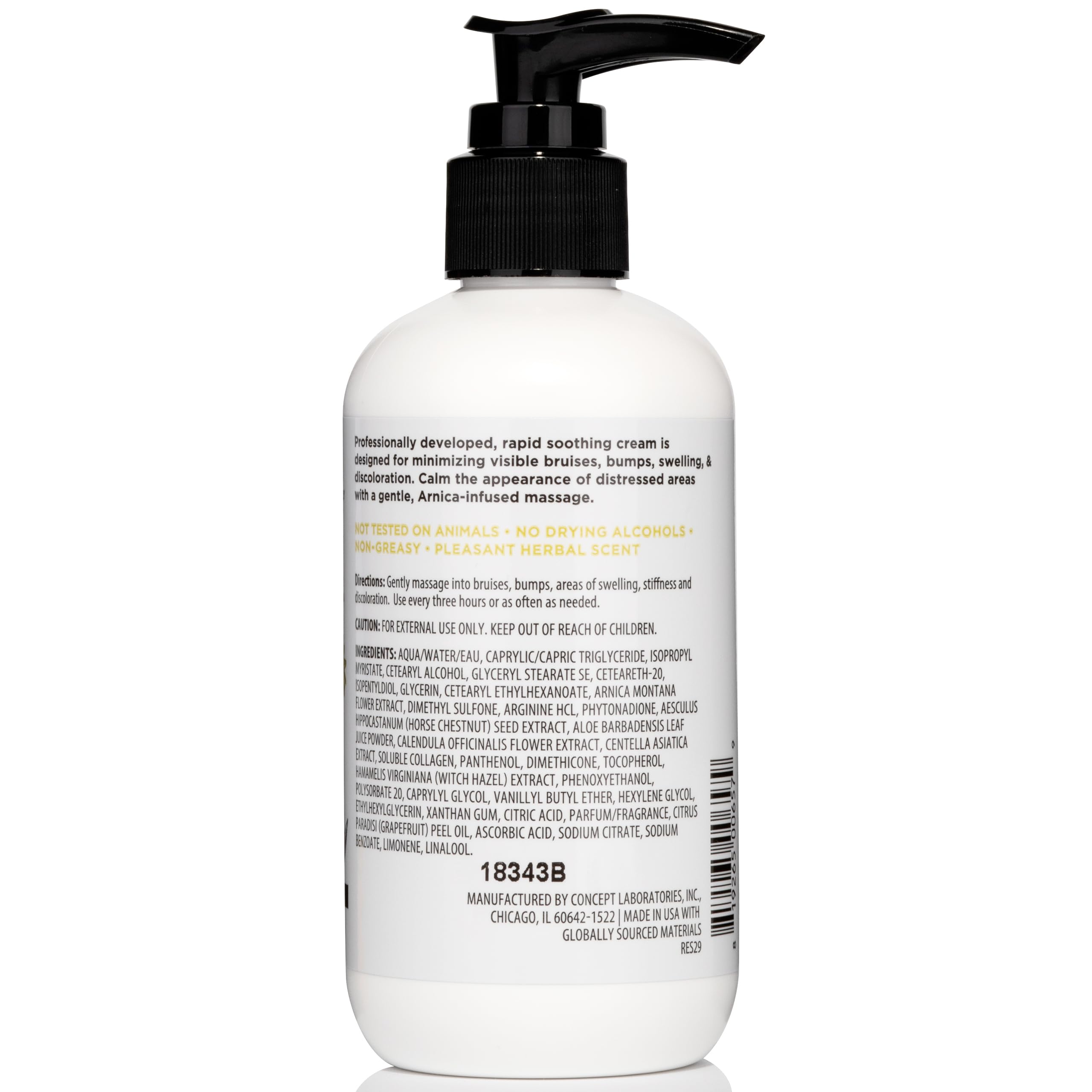 Ingrédients naturels arnica et marron d’Inde - favorisant la circulation