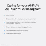 ResMed Headgear compatible AirFit F20 et AirTouch F20 pour remplacement sans souci