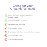 Coussin AirFit F20 ajustement personnalisé, stabilité améliorée durant la nuit.