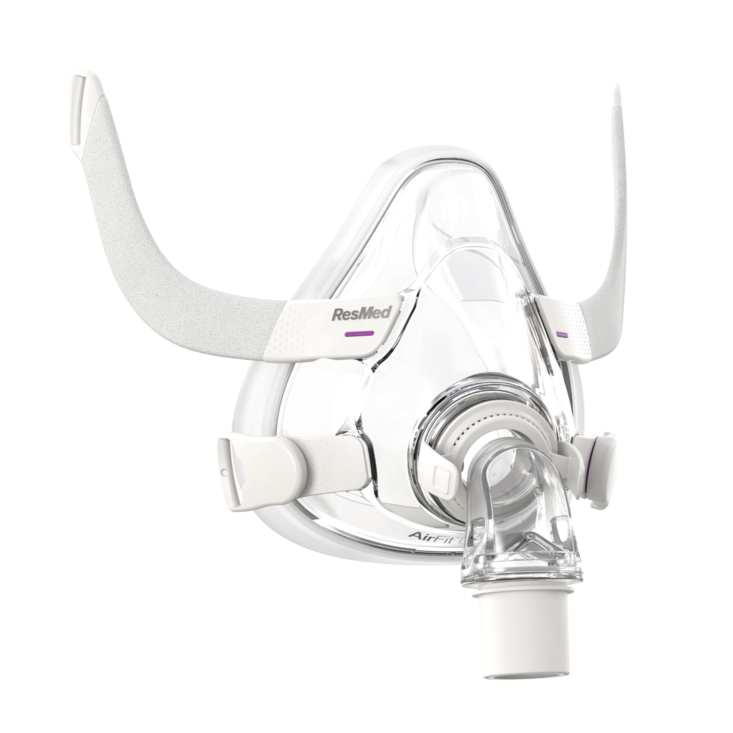 Cadre AirFit F20 pour femme de ResMed, ajustement personnalisé et confort.