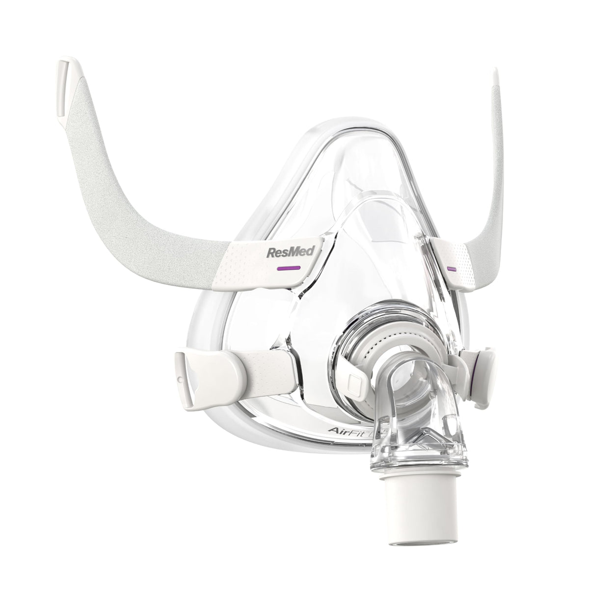 Cadre AirFit F20 pour femme de ResMed, ajustement personnalisé et confort.