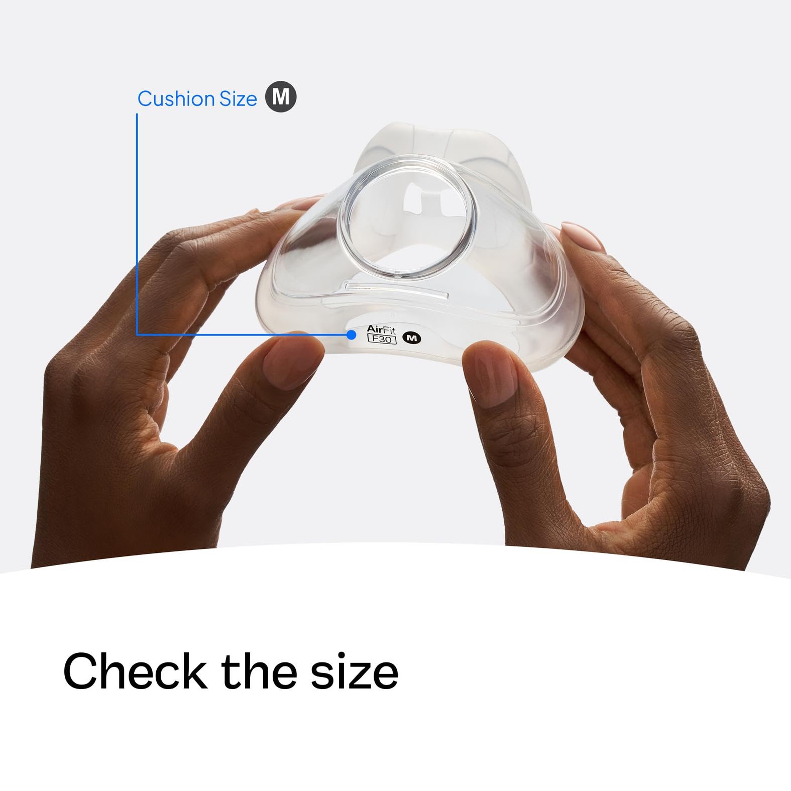 Conçu par ResMed pour une expérience utilisateur quotidienne avec AirFit F30.
