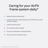 ResMed AirFit F30i compatibilite-equipements : cadre compatible avec plusieurs pièces CPAP