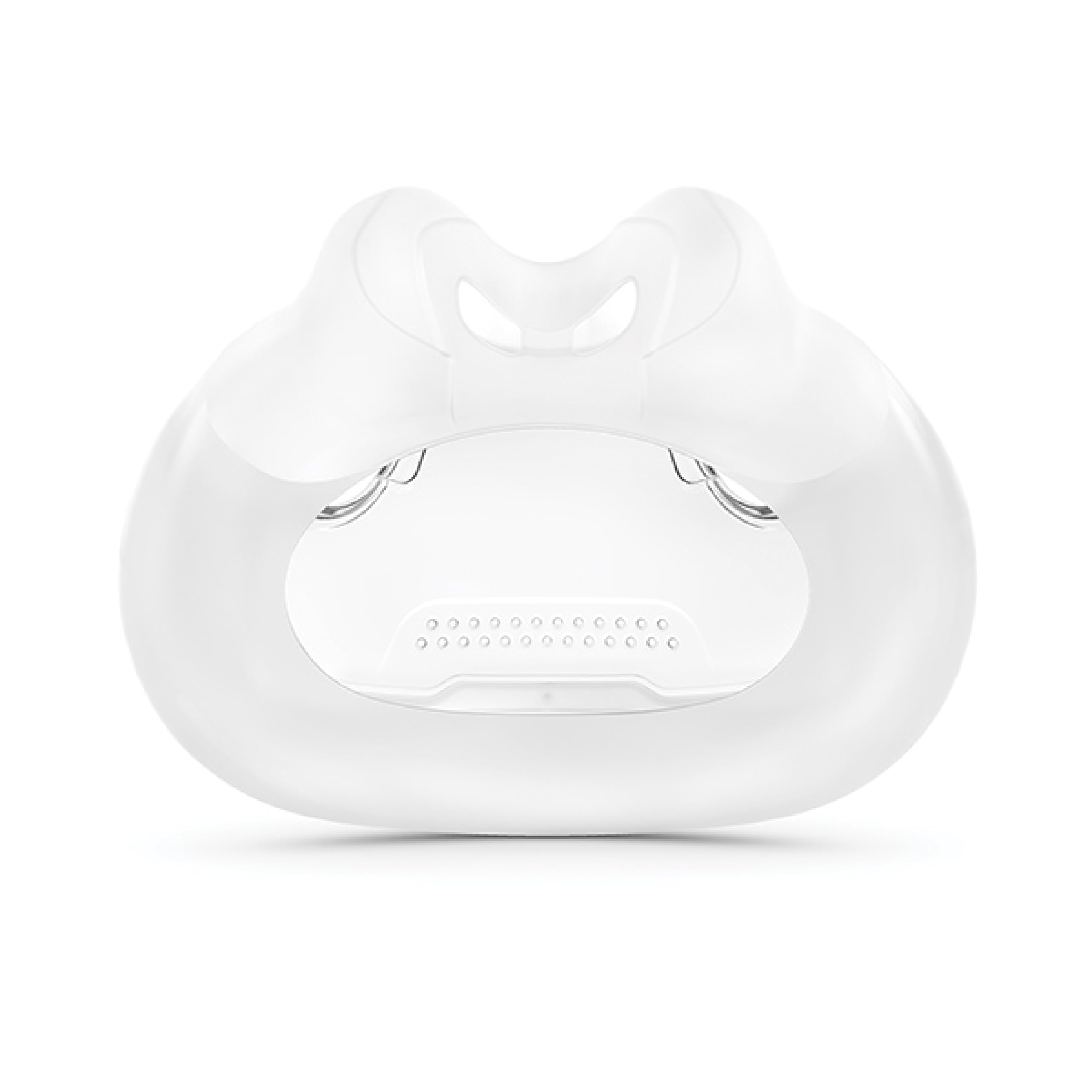 Coussin AirFit F30i de ResMed, design compact pour un confort discret et une meilleure étanchéité.