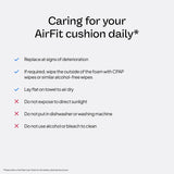 Coussin AirFit F30i, longue durée d'utilisation et remplacement durable.