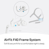 AirFit F40 de ResMed clips magnétiques: enlèvement rapide et sans effort