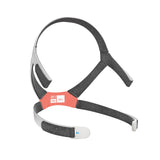 Harnais ResMed AirFit F40 — réglages faciles pour un ajustement précis.