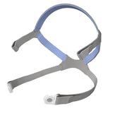 Harnais AirFit N10 de ResMed standard—assure une tenue sécurisée et limite les irritations cutanées.