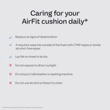 Compatibilité du coussin AirFit N30 avec une large gamme de masques nasaux.