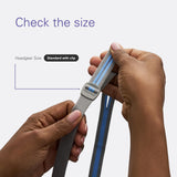 ResMed AirFit N30, harnais montage-glissant démontrant une pose facile dès la première utilisation.