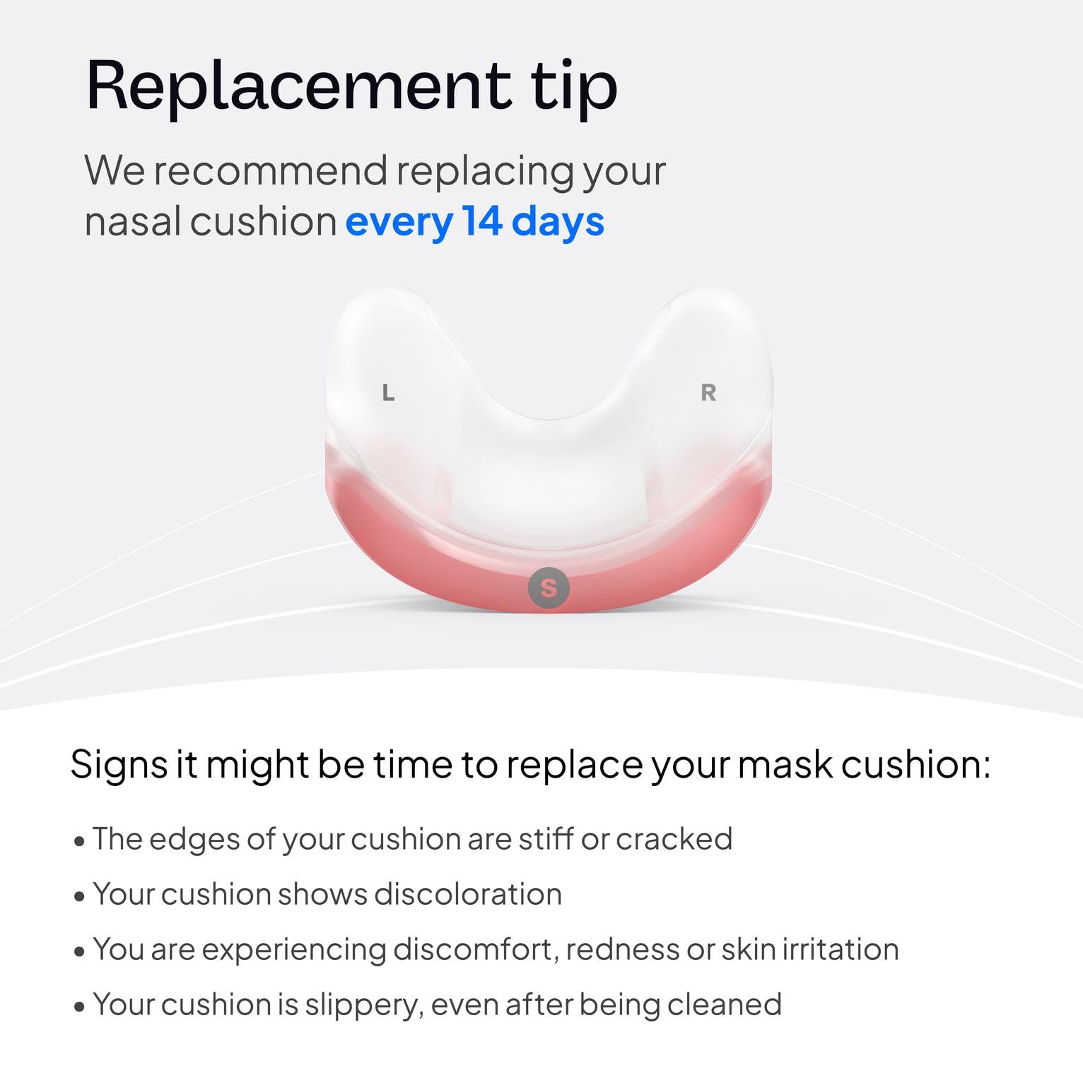 ResMed AirFit N30 matériau silicone durable – meilleure longévité